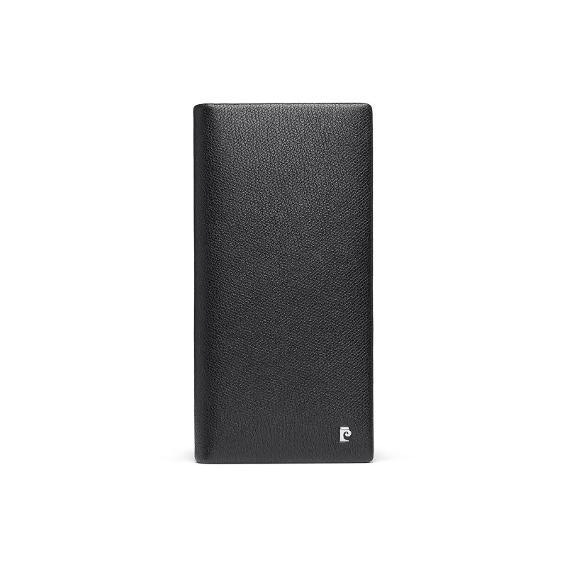 PIERRE CARDIN Cow Leather Wallet Men's Black-0