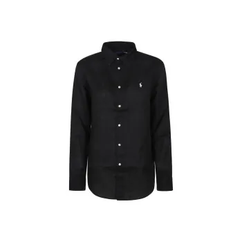 Polo Ralph Lauren Logo Embroidered Curved Hem Polo Shirt