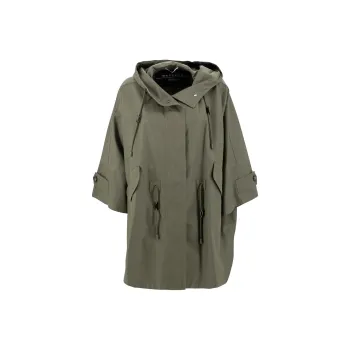 WEEKEND MaxMara Drip Proof Technical Gabardine Cape