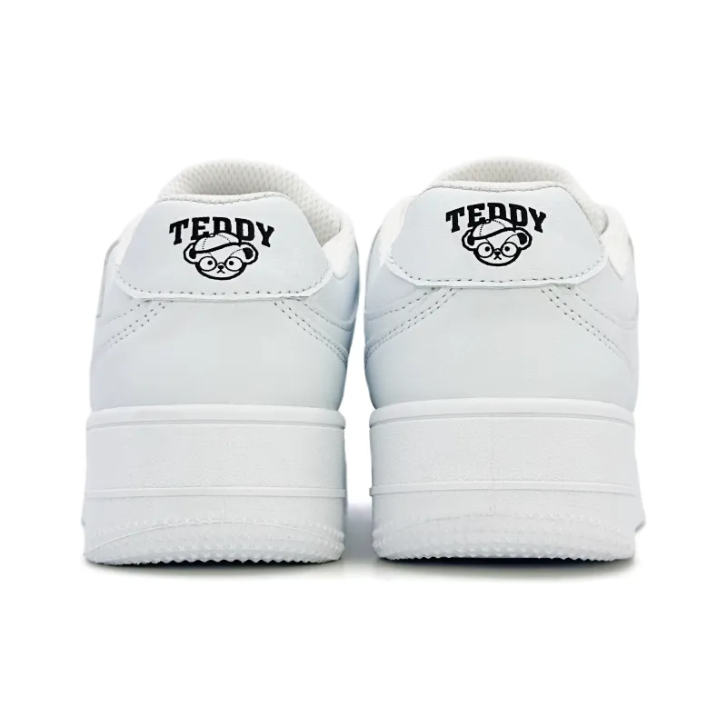Teddy Bear Collection Air Force 1, Trendy Fashion Preppy Style Low Top Skateboard Shoes Unisex-4