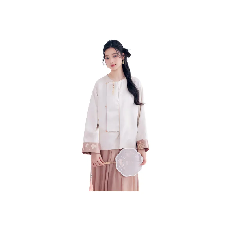 DEAR DEER PUFF Jackets Coats Women's New Chinese Style-0