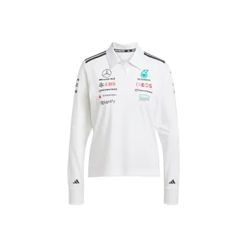 Adidas x MERCEDES AMG PETRONAS F1 SS25 Polo Shirt Women's White