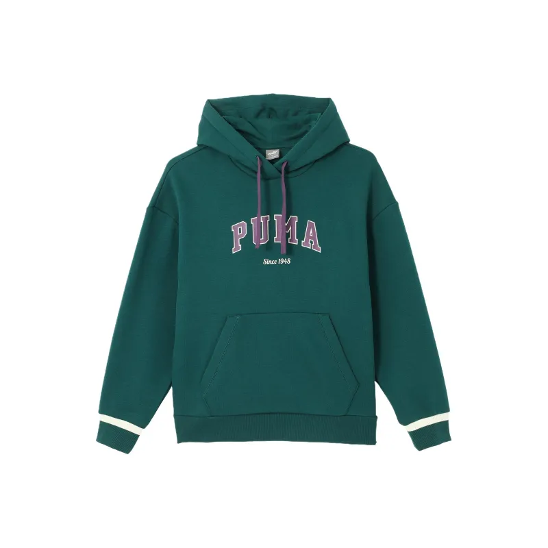 PUMA Hoodie VARSITY 2.0 Sweatshirt Women's Green-0
