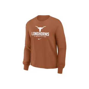 Nike Texas Longhorns Primetime University Boxy Women's Nike College Long Sleeve T Shirt