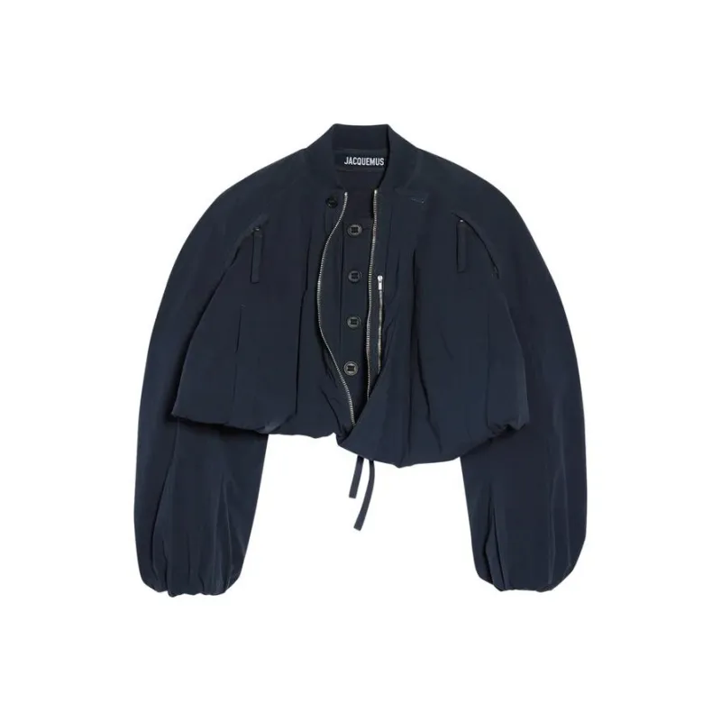 Jacquemus Le Bomber Bahia Jacket 'Dark Navy'-0