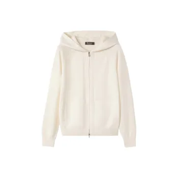 Loro Piana Zip Up Hooded Sweater