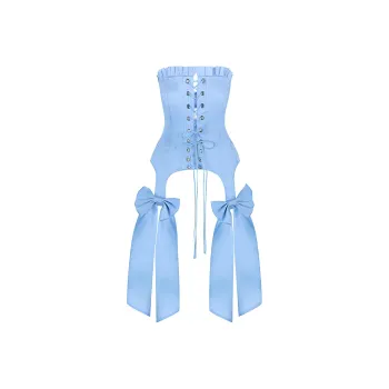 Selkie Collection FW24 Strapless Top Women's ROBIN EGG Robin Egg Blue