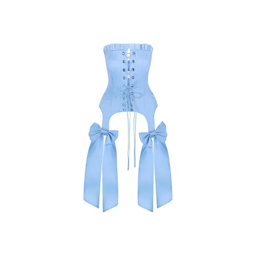 Selkie Collection FW24 Strapless Top Women's ROBIN EGG Robin Egg Blue