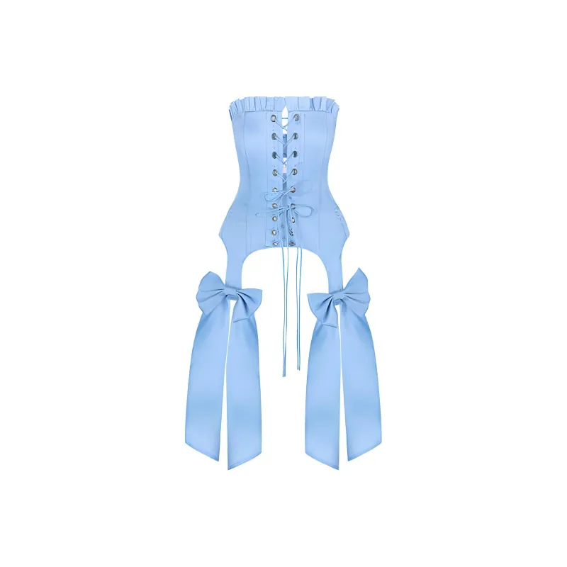 Selkie Collection FW24 Strapless Top Women's ROBIN EGG Robin Egg Blue-0