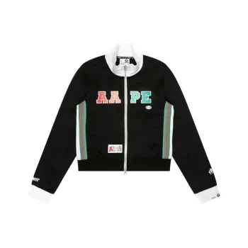 Aape Logo print Zipped Jacket