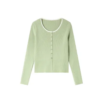 VIMLY Knitwear Women's Light Pea Green