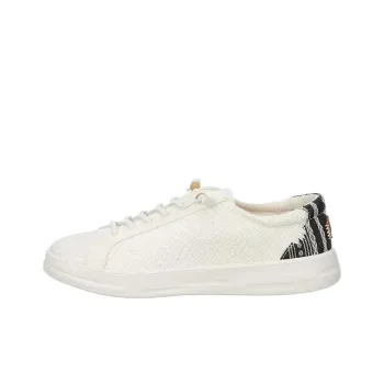 Heydude Karina Low Top Canvas Shoes Women's White