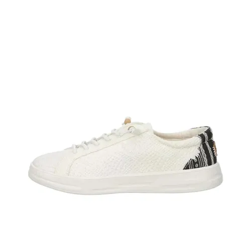 Heydude Karina Low Top Canvas Shoes Women's White