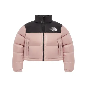 THE NORTH FACE Women's Nuptse Short Jacket Pastel Pink
