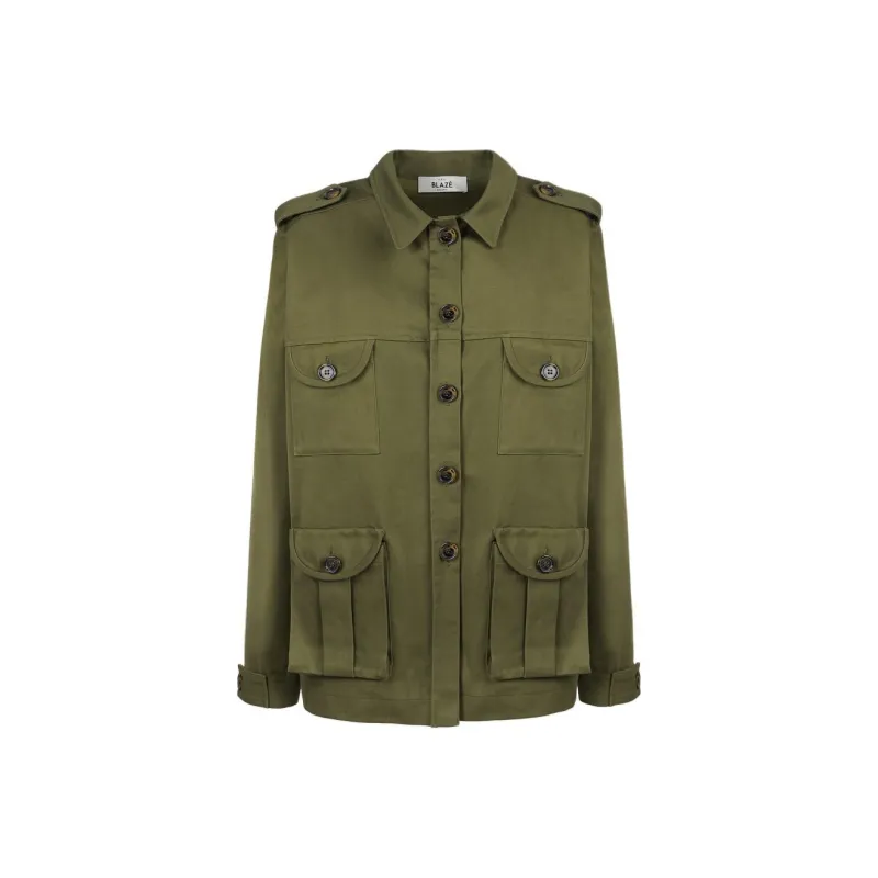 Blaze Milano SS24 Jackets Coats Women's Green-0