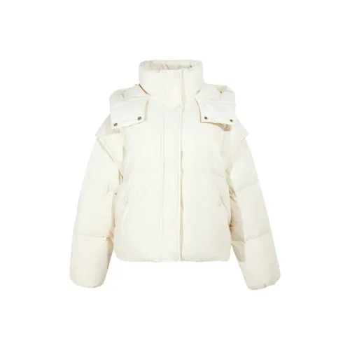 3COLOUR Down Jacket Women's Ecru