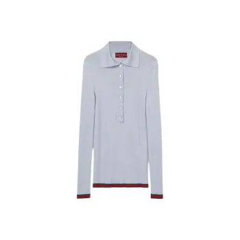 GUCCI Polo Shirts Women's Gray