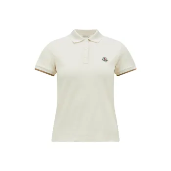 Moncler Logo Patch Short Sleeved Polo Shirt