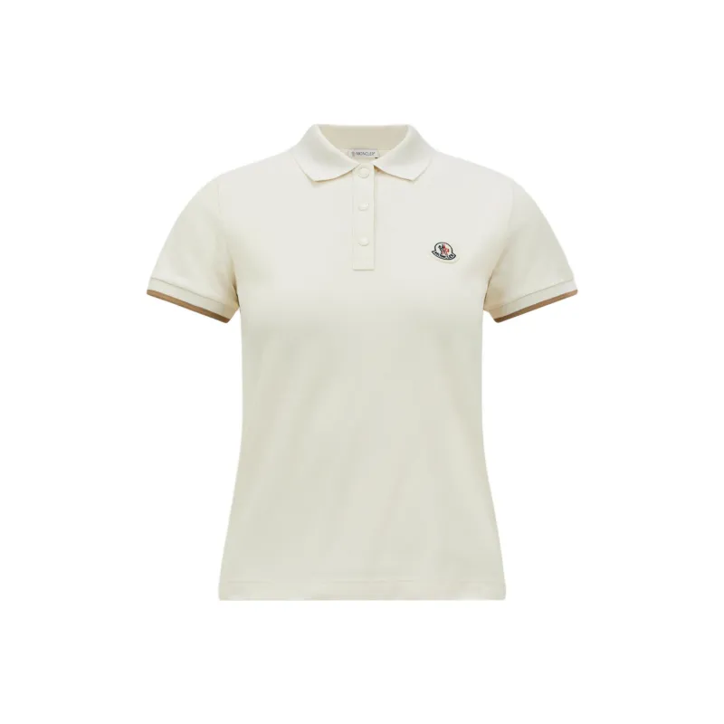 Moncler Logo Patch Short Sleeved Polo Shirt-0