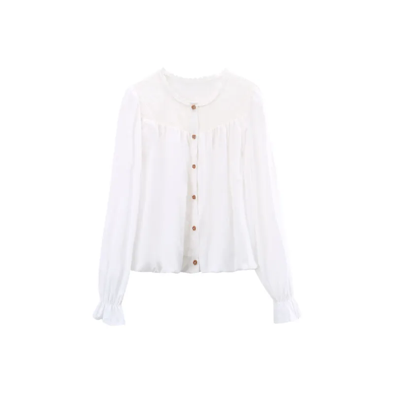 A Paradise For Awakening Shirt Women's White-0