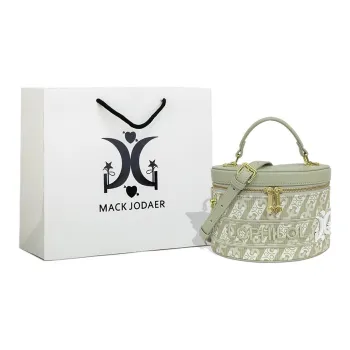 MACK JODAER Synthetic Leather Handbag Regular Women's Mint Green