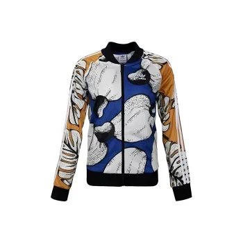 Adidas Originals SUPERSTAR Jackets Coats Women's Blue/White/Yellow