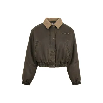Ariseism Jackets Coats Women's Vintage Brown