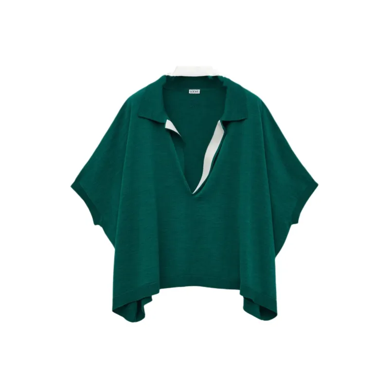 LOEWE SS25 Polo Shirt Women's Green-0