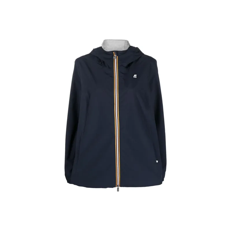 K WAY Marguerite Hooded Windbreaker Jacket-0
