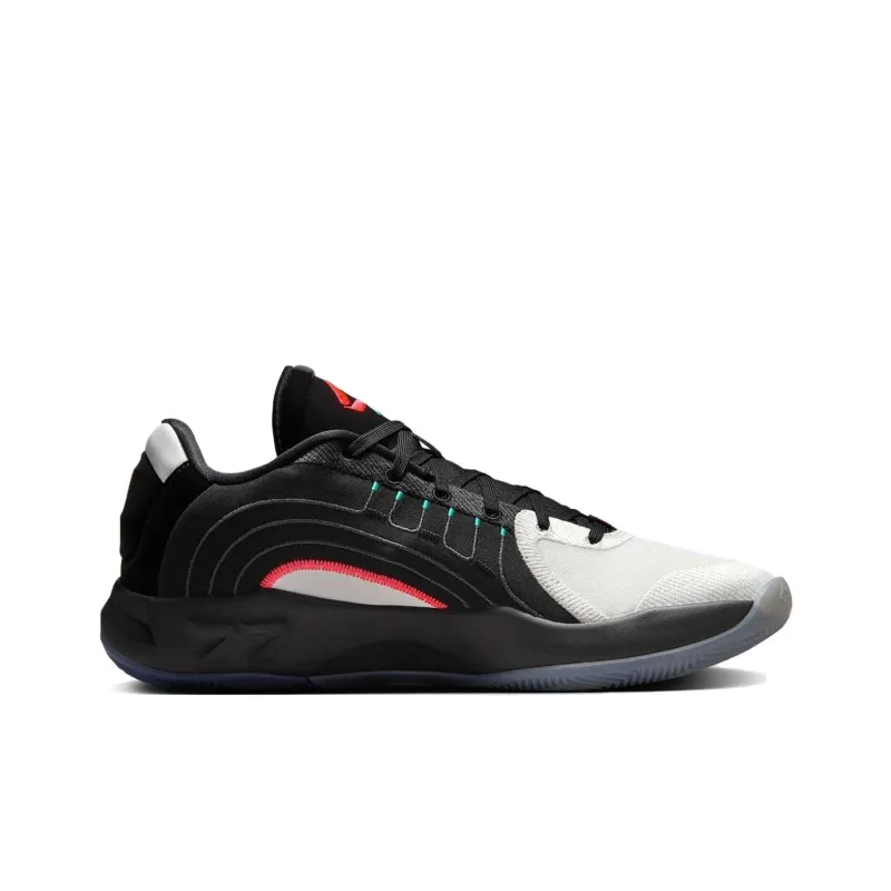 Jordan Luka 4 Anti Slip Wear Resistant Low Top Basketball Shoes Unisex Black Overseas Version-1