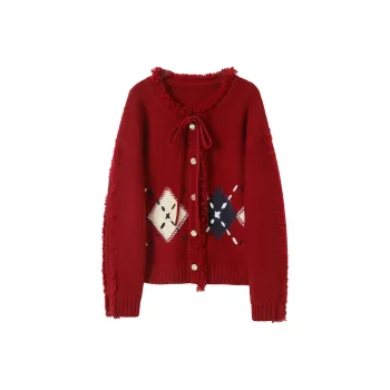 3COLOUR Knitwear Women's Rose Red