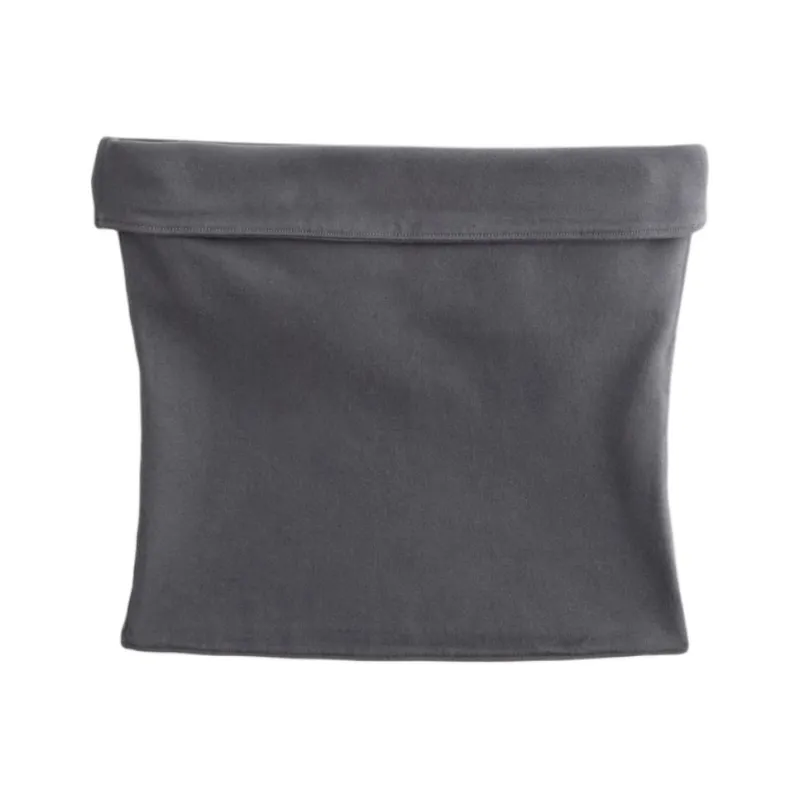 Hollister Strapless Top Women's Dark Gray-0