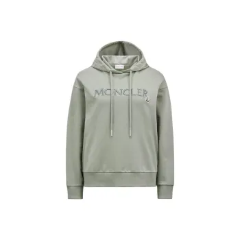 Moncler Logo Patch Drawstring Hoodie