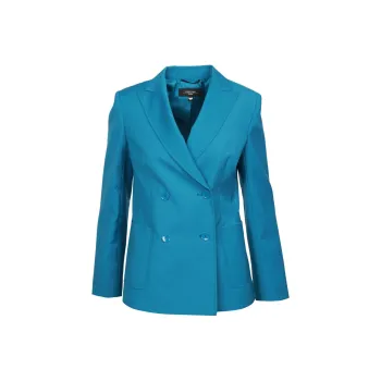 MaxMara Double-Breasted Long-Sleeved Blazer