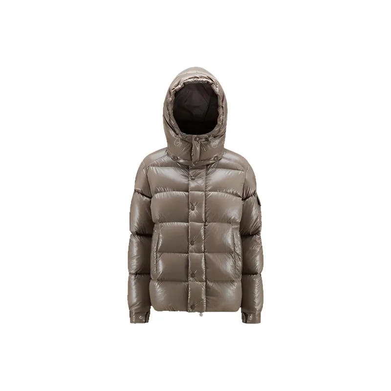 Moncler Women's Maya 70th Anniversary Special Edition Short Down Jacket Basalt Grey-0