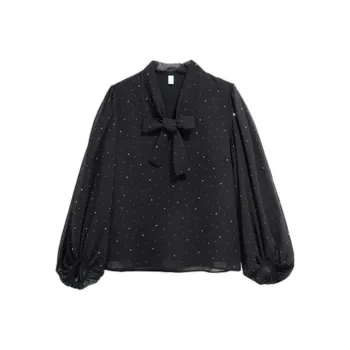 PLANE DRIFT Spring Shirt Women's Black