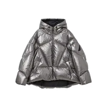 NAUTICA Down Jacket Women's Light Gray