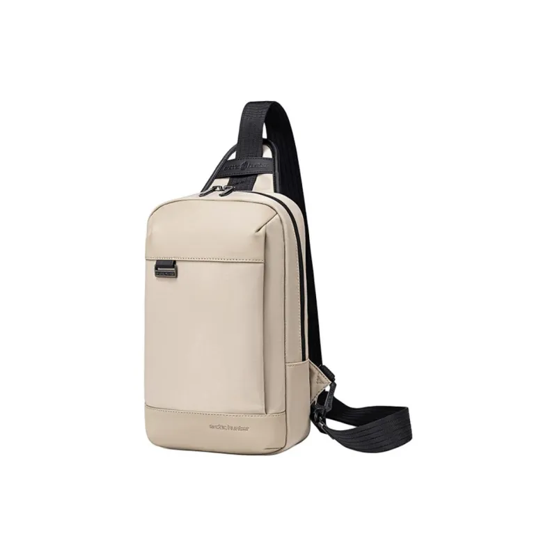 ARCTIC HUNTER Nylon Sling Bag Men's Black/Khaki-5