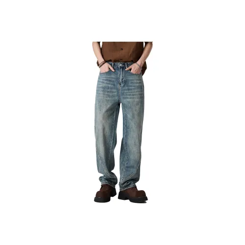 ALL IN Jeans Mens Elegant Apricot's Cloisonne Blue
