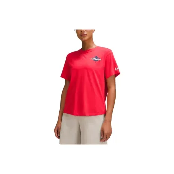 Lululemon COCTeam Canada Collection T Shirt Women's Spicy Red