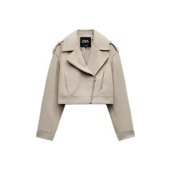 ZARA Jackets Coats Women's Light Brown Yellow