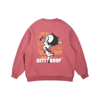 BETTY BOOP Sweatshirt Women's Brick Red