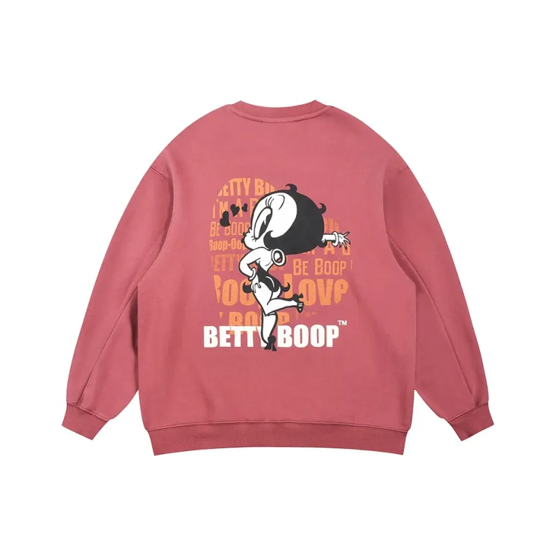BETTY BOOP Sweatshirt Women's Brick Red-0