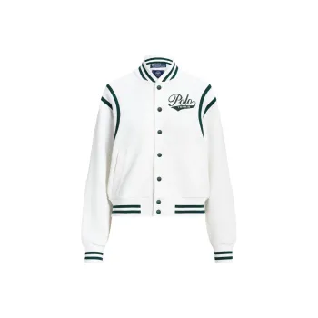 Polo Ralph Lauren Wimbledon Tennis Open Collection SS24 Jackets Coats Women's Porcelain White