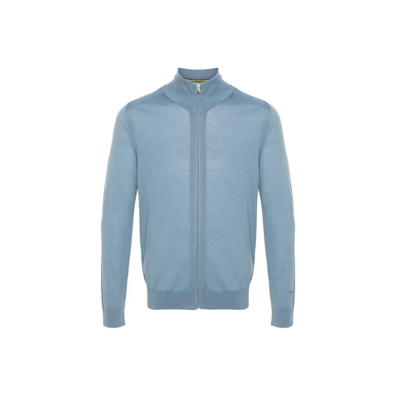 Paul Smith Zip-up Merino Wool Cardigan-0