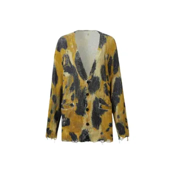 R13 SS25 Knitwear Women's Animal Print Color