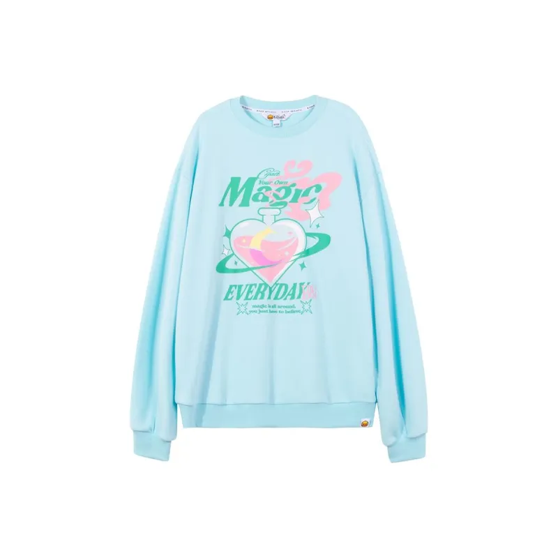 B.Duck Sweatshirt Women's Aqua Green-0
