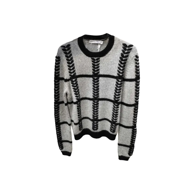 DIOR Cashmere Sweater Women's Gray-0