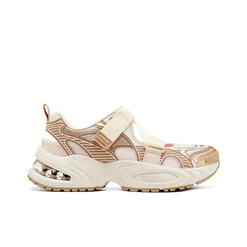 Skechers Street Low Top Chunky Sneakers Women's Pink Brown-1