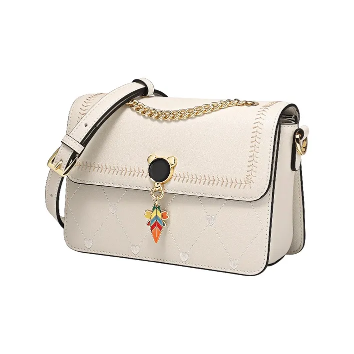 COOGI Cow Leather Handbag Shoulder Bag Crossbody Bag Medium Size Women's Multicolor-20